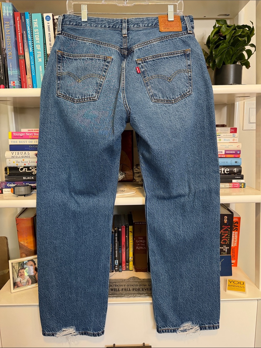 Levi's 501 90s Relaxed Fit, Lightweight Denim Jeans, 31W/30L - Picture 2 of 10